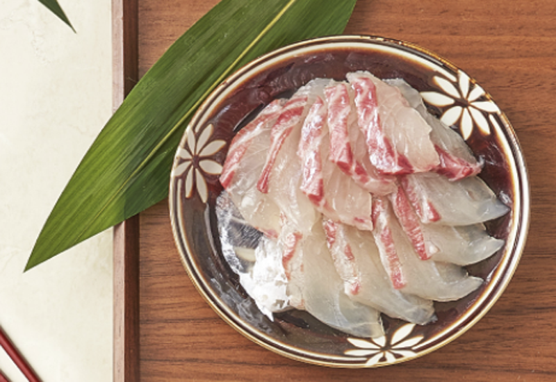 Red sea bream sashimi