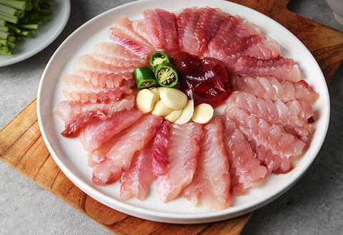 Skate sashimi