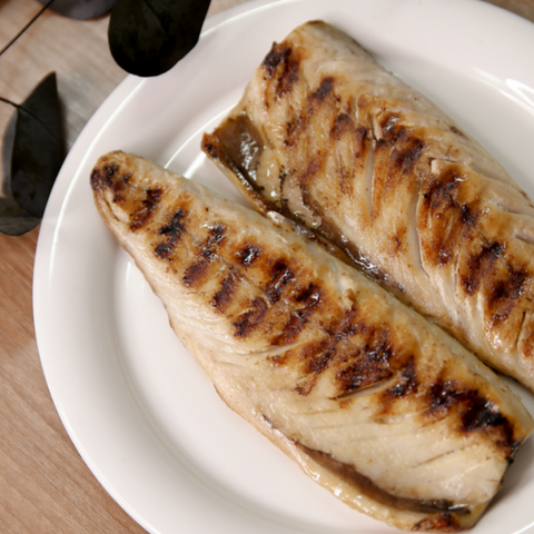 [Blue Bay] [Highly recommended] Unsalted mackerel fillet (extra large, 2 fish, produced in Norway) 