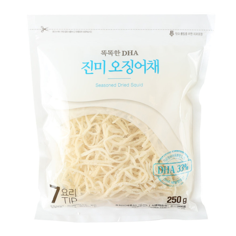 250g (bag) of delicacy squid containing DHA